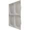 Ekena Millwork 19 5/8in. W x 19 5/8in. H Adonis EnduraWall Decorative 3D Wall Panel Covers 2.67 Sq. Ft. WP20X20ADBCR - alternate 5